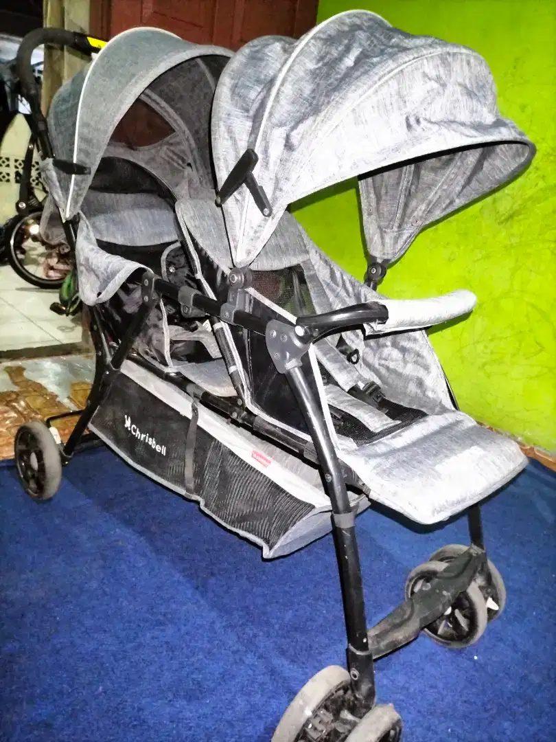 Stroller Kembar Tandem Chris Bell Eugene