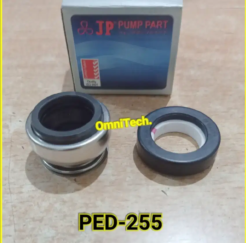 Mechanical Seal Sil Mekanik Karet Pompa Air PED-255 Merk JP As 14mm