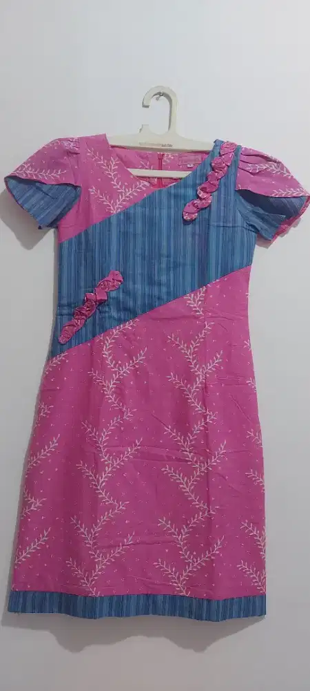Dress BATIK PINK CANTIK