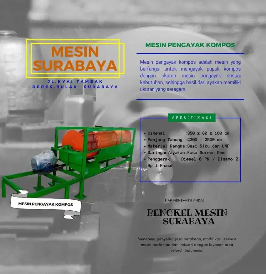 MESIN PENCACAH KOMPOS