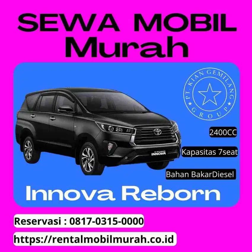 Rental Mobil Murah Tanjung Priok Sewa G Lepas Kunci Fortuner Innova