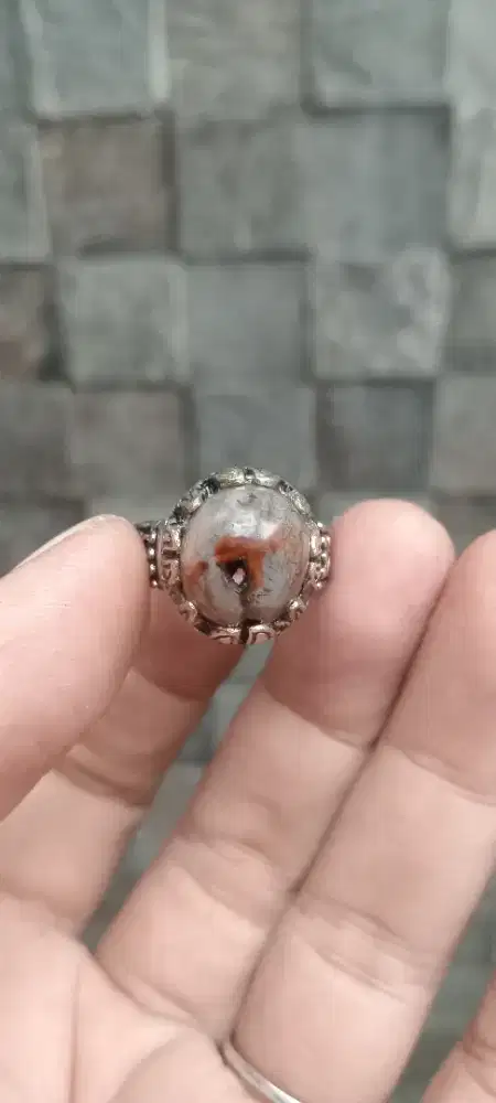 Cincin Natural Batu Combong Bungkem