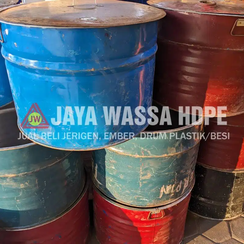 Drum Besi 100 Liter Pot Tanaman Yogyakarta