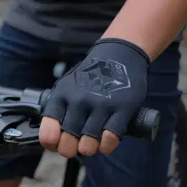 Avelio Basic Black Hitam Sarung Tangan Sepeda Cycling Glove