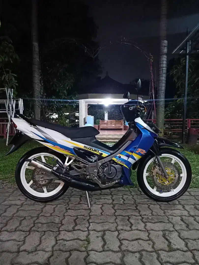 Suzuki Satria 120 Ru Hiu 2005 LSCM 2tak Restorasi Rare Langka
