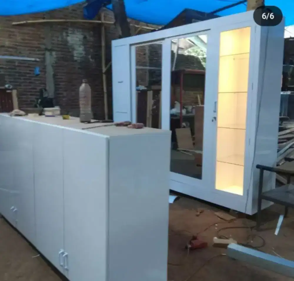 lemari baju aesthetic mewah