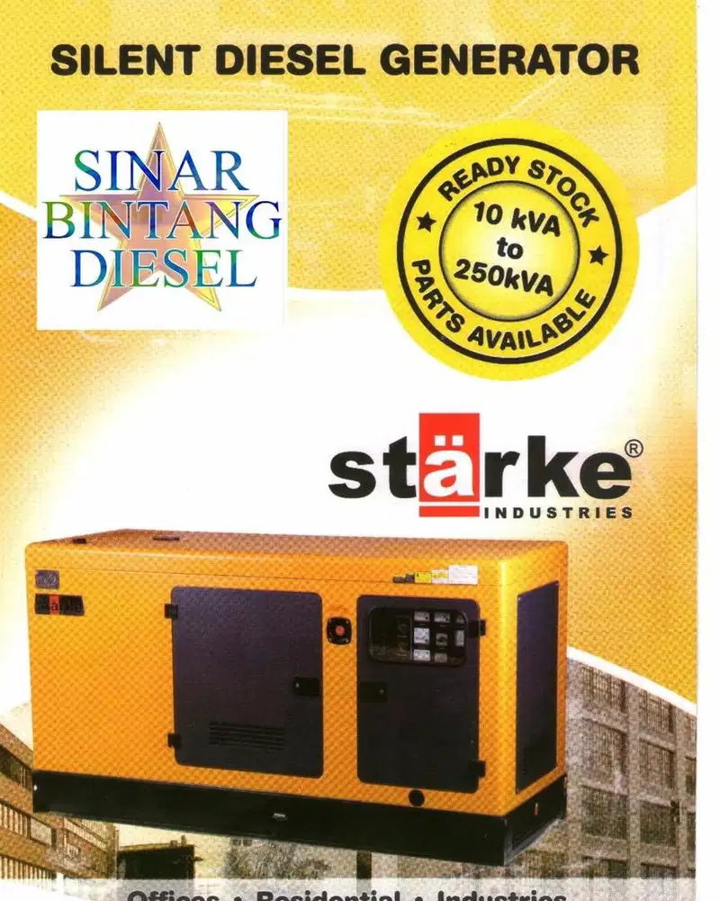 Genset Diesel Silent 30KVA STARKE GFS 30