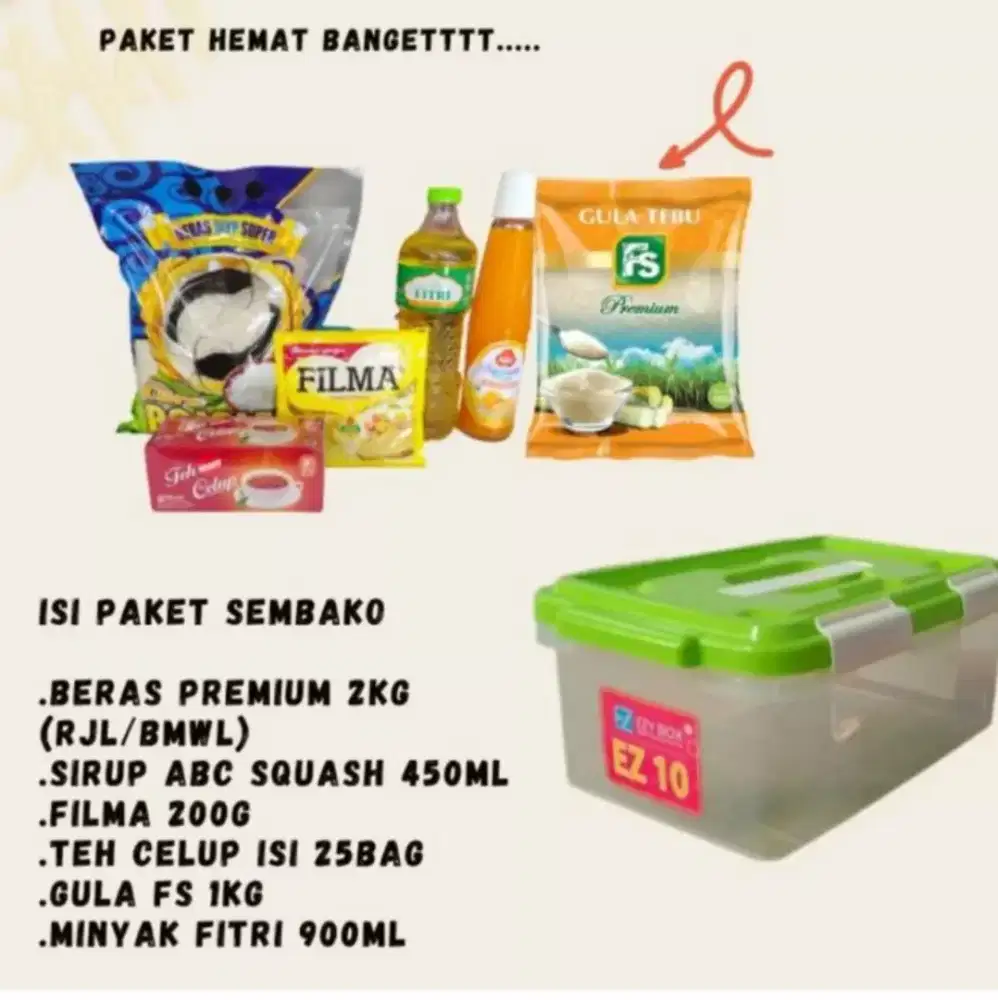 Paket Sembako murah