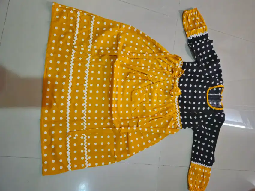 PL set gamis kuning