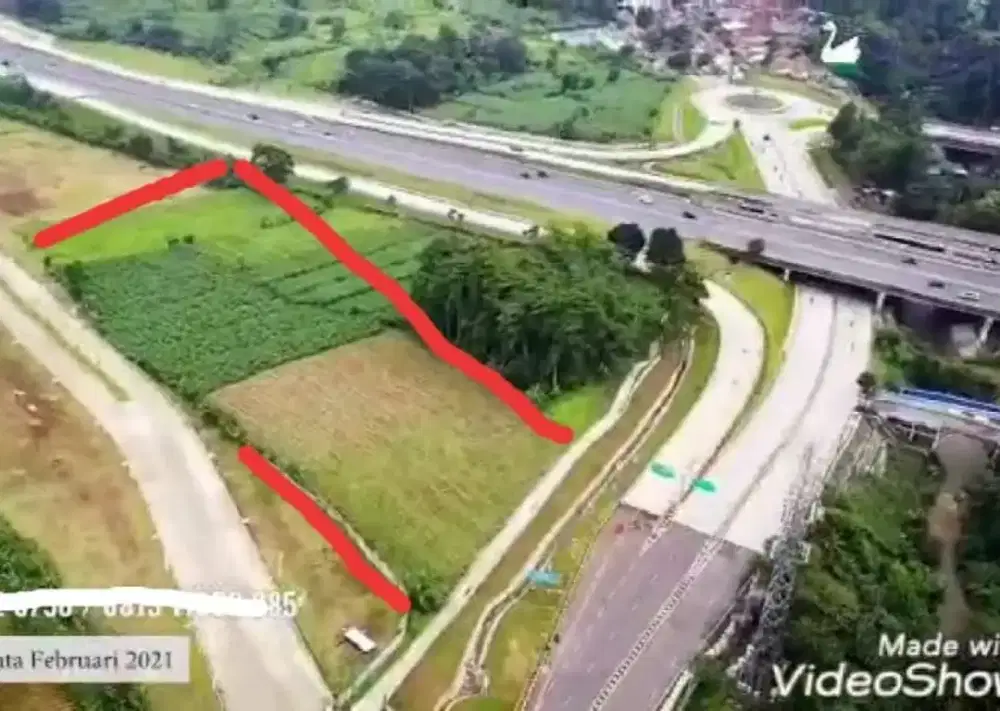 Sewa jual tanah komersial Strategis dkt summarecon akses toll