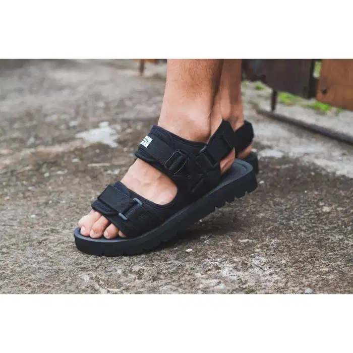 Sandal Sepatu Full BLack - Sandal couple - Sandal pria dan wanita