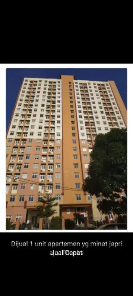 Take Over Cepat Apartment Bandar Kemayoran Dijual Rumah Apartemen