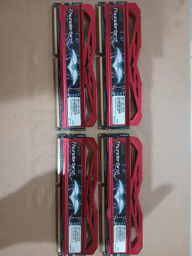 RAM DDR3 Apacer Thunderbird 16Gb (4x4Gb) 2666Mhz