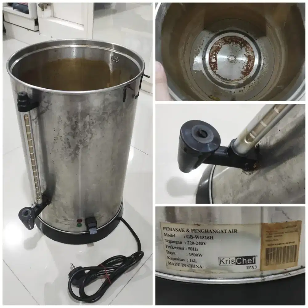 Kris Chef Pemasak dan Penghangat Air