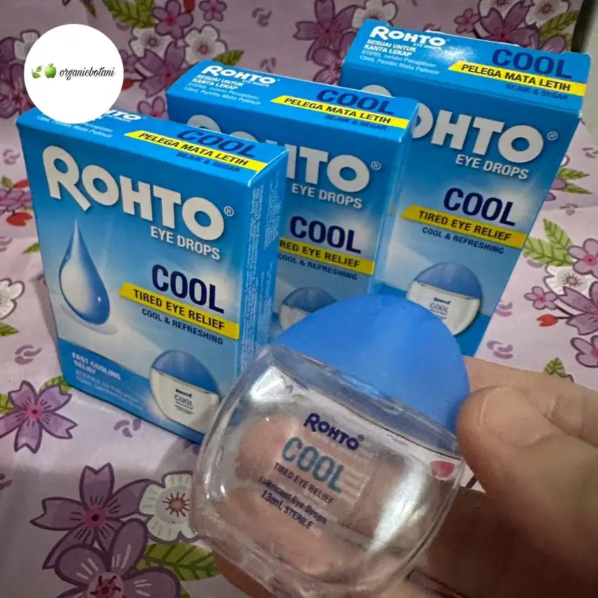 ROHTO Eye Drops COOL 13 ML. Tetes Mata Impor Malaysia.