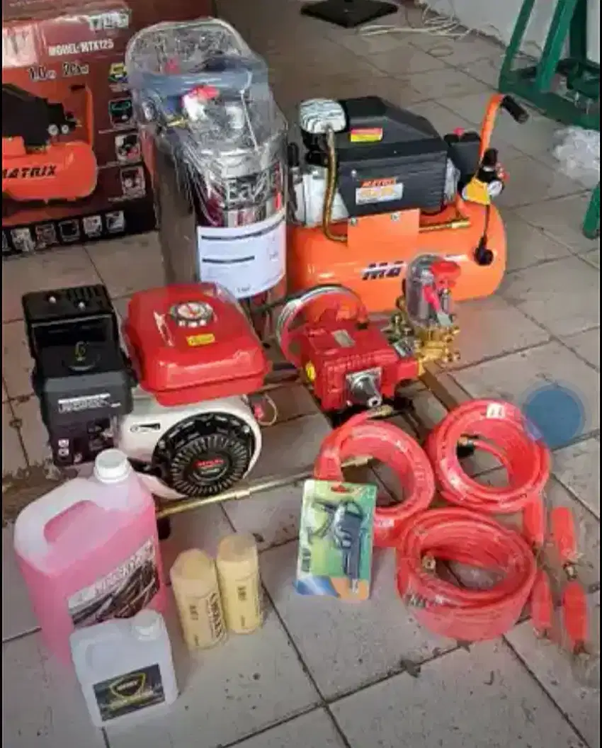 1 Set Mesin Steam Salju Paket Siap Usaha buat cucian motor mobil