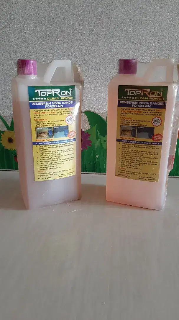 Pembersih Kerak Keramik Serbaguna Merk Topron 2 Botol