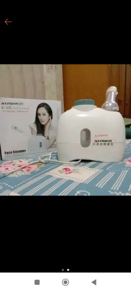 Steam wajah . Baru 1 kali pake