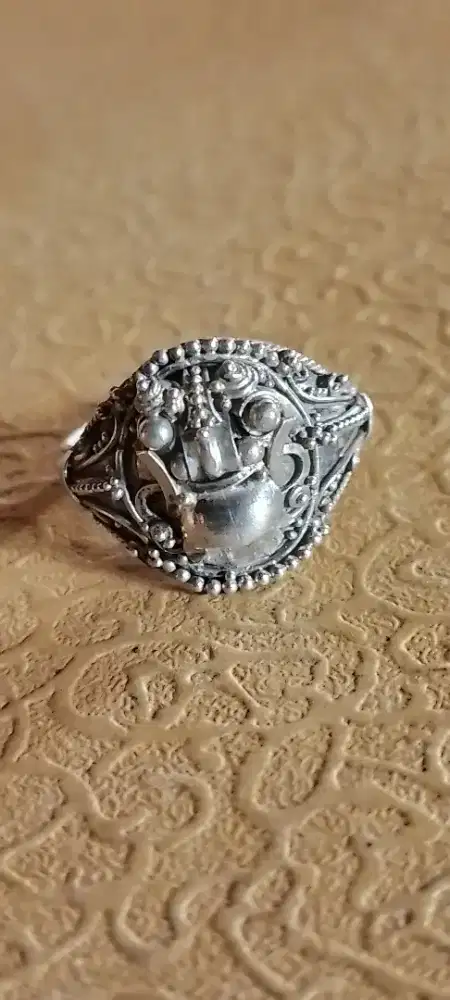 Cincin perak barong randa bali