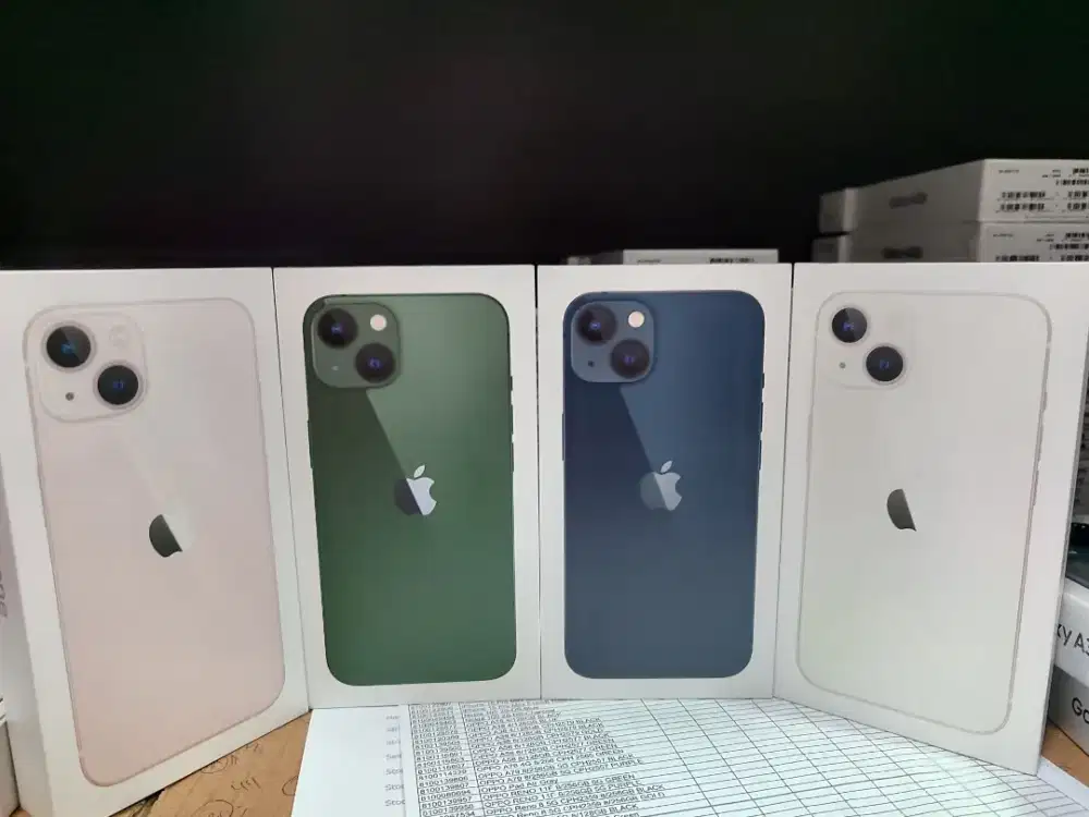 Hot sale Iphone 13 128, barang masih segel box & garansi resmi ibox.