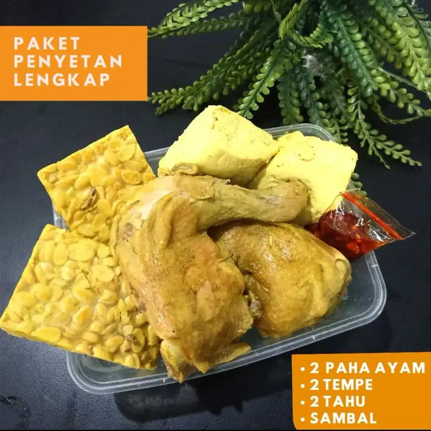 Penyetan Ayam Komplit