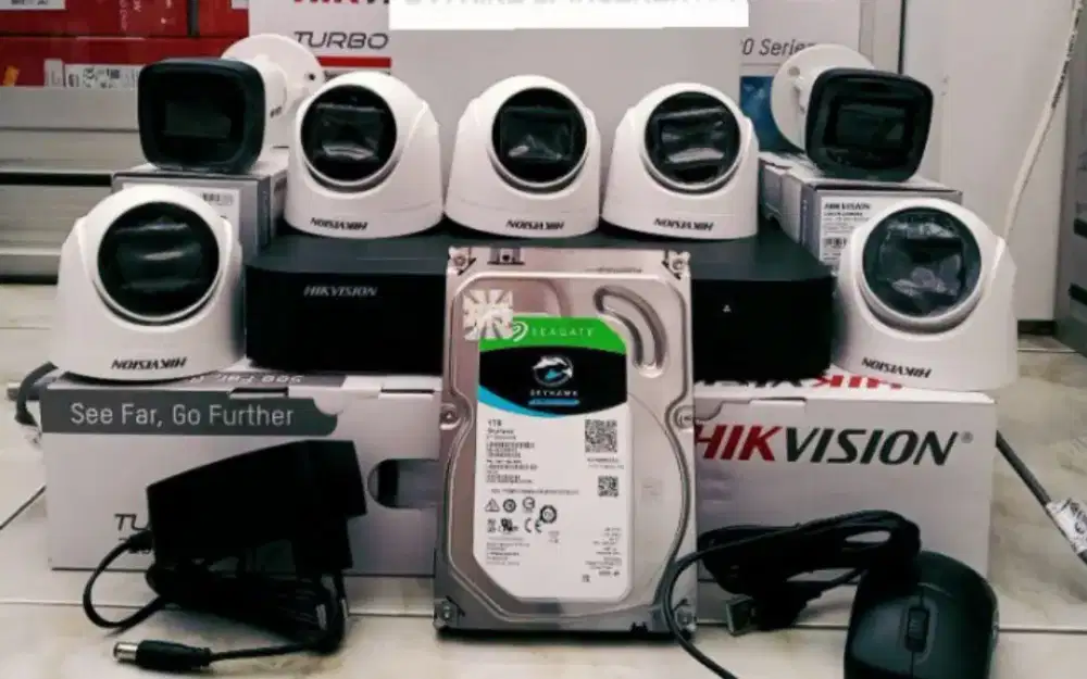 Promo paket kamera CCTV Full HD COD belanja aman free instalasi