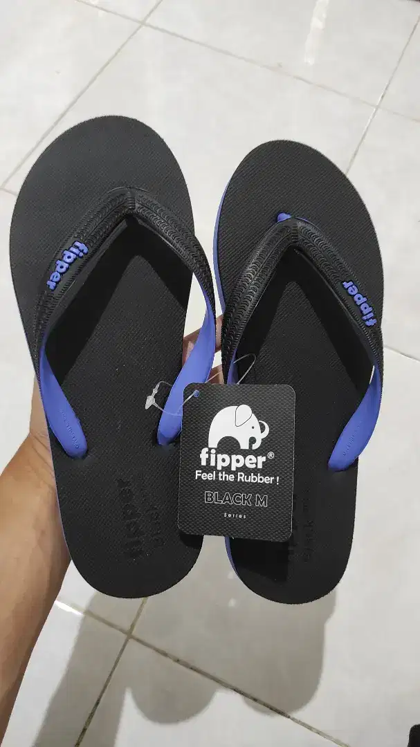 FIPPER BLACK M SERIES SANDAL ORIGINAL WARNA BLUE