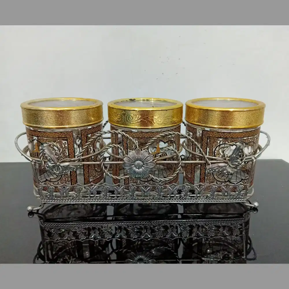 TOPLES KACA SET + RAK