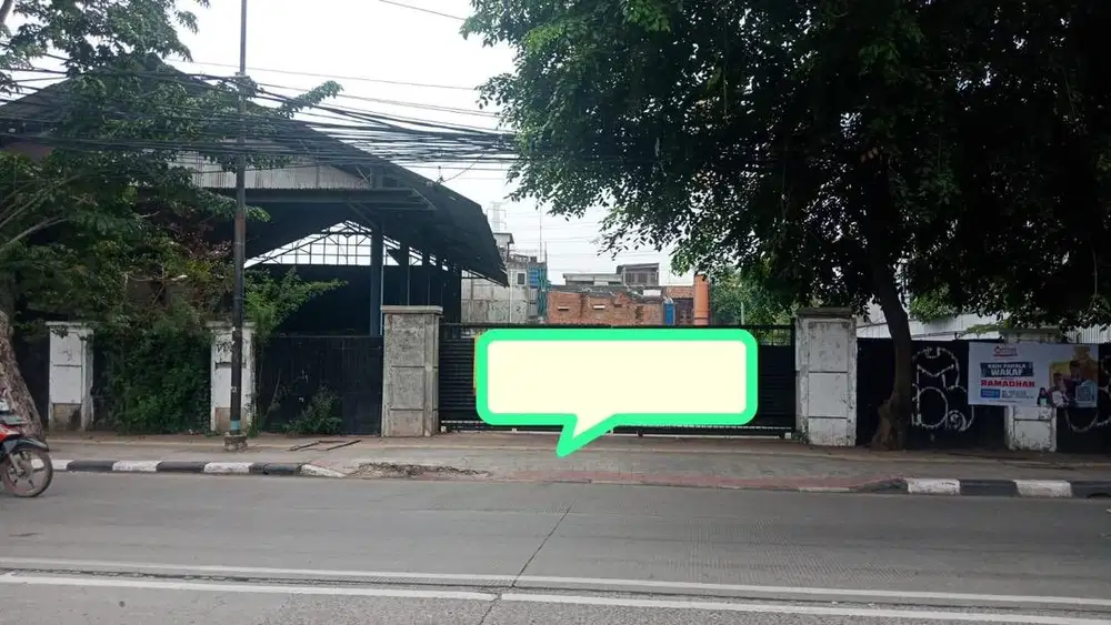 Dijual Tanah dan Bangunan Gudang di plumpang