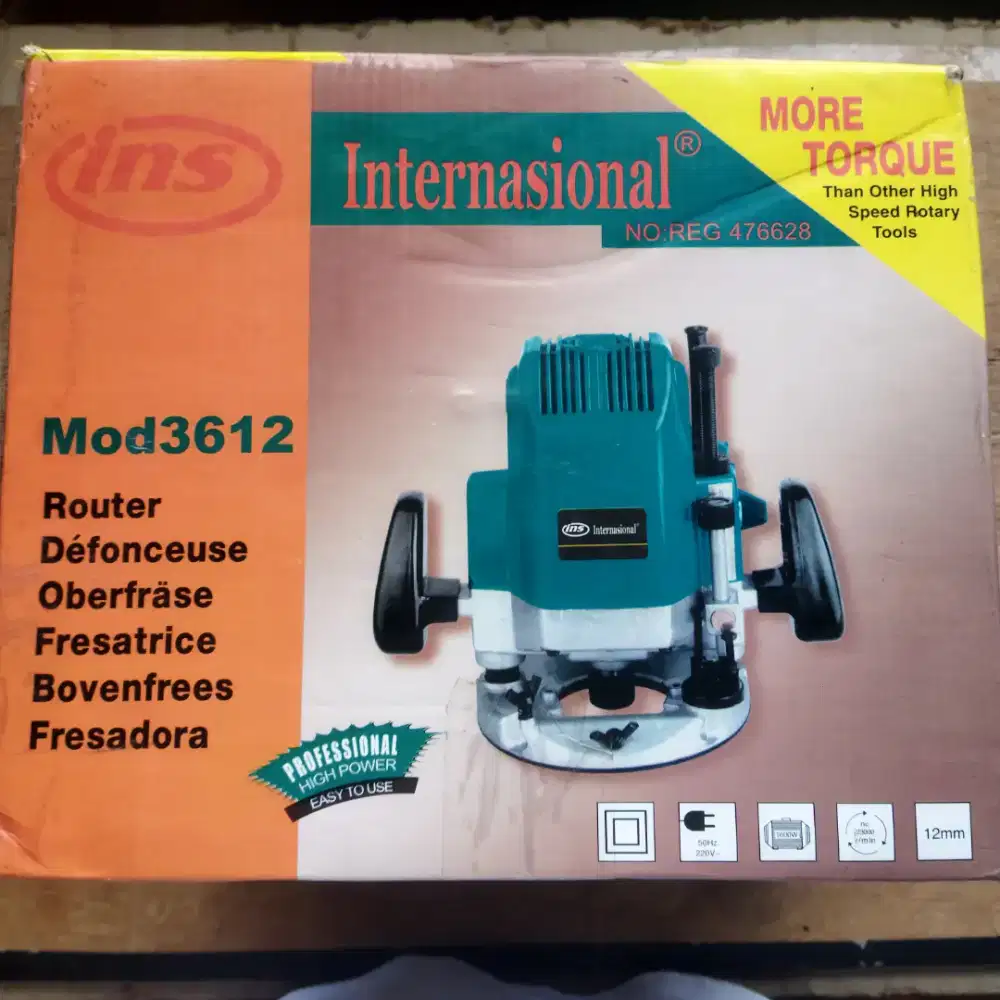 INS INTERNASIONAL MESIN ROUTER / MESIN PROFIL KAYU 12MM