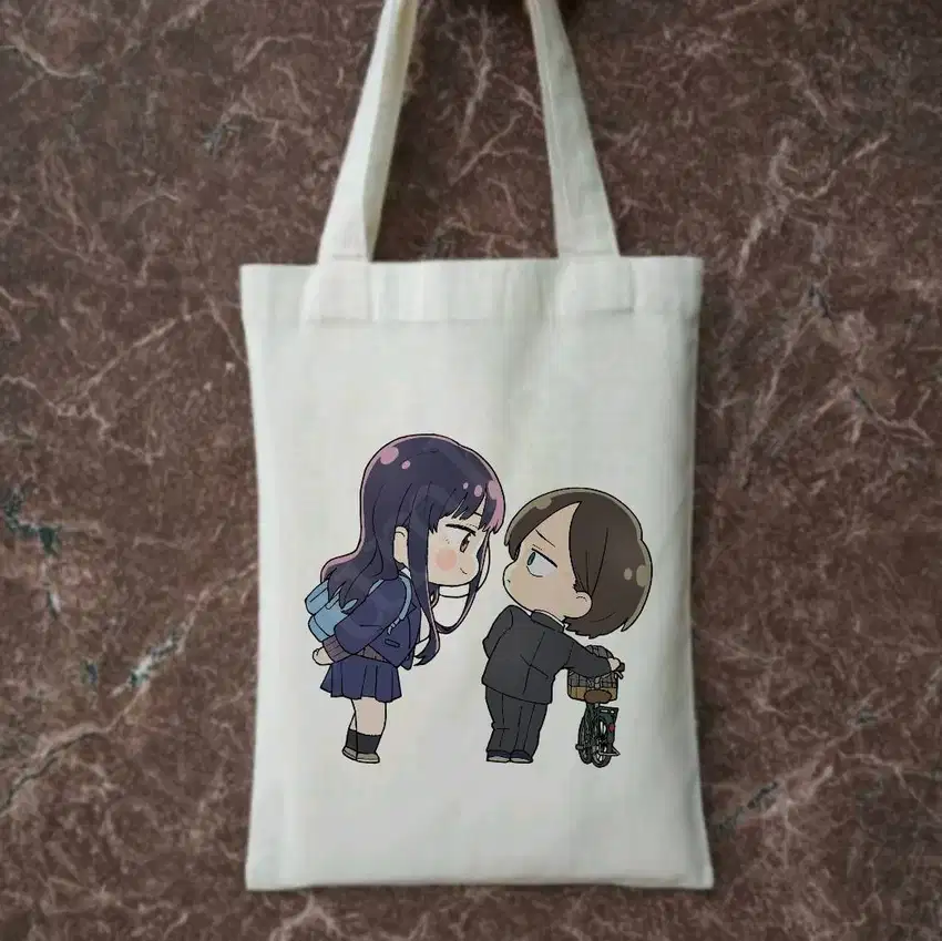 Tas Bokuyaba Figure Tote Bag Anna Yamada Boku No Kokoro Totebag