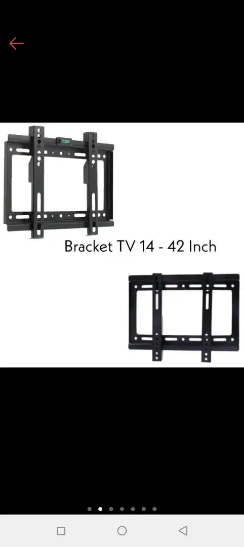 Breket TV 24inci-43inci lcd/Led + pasang