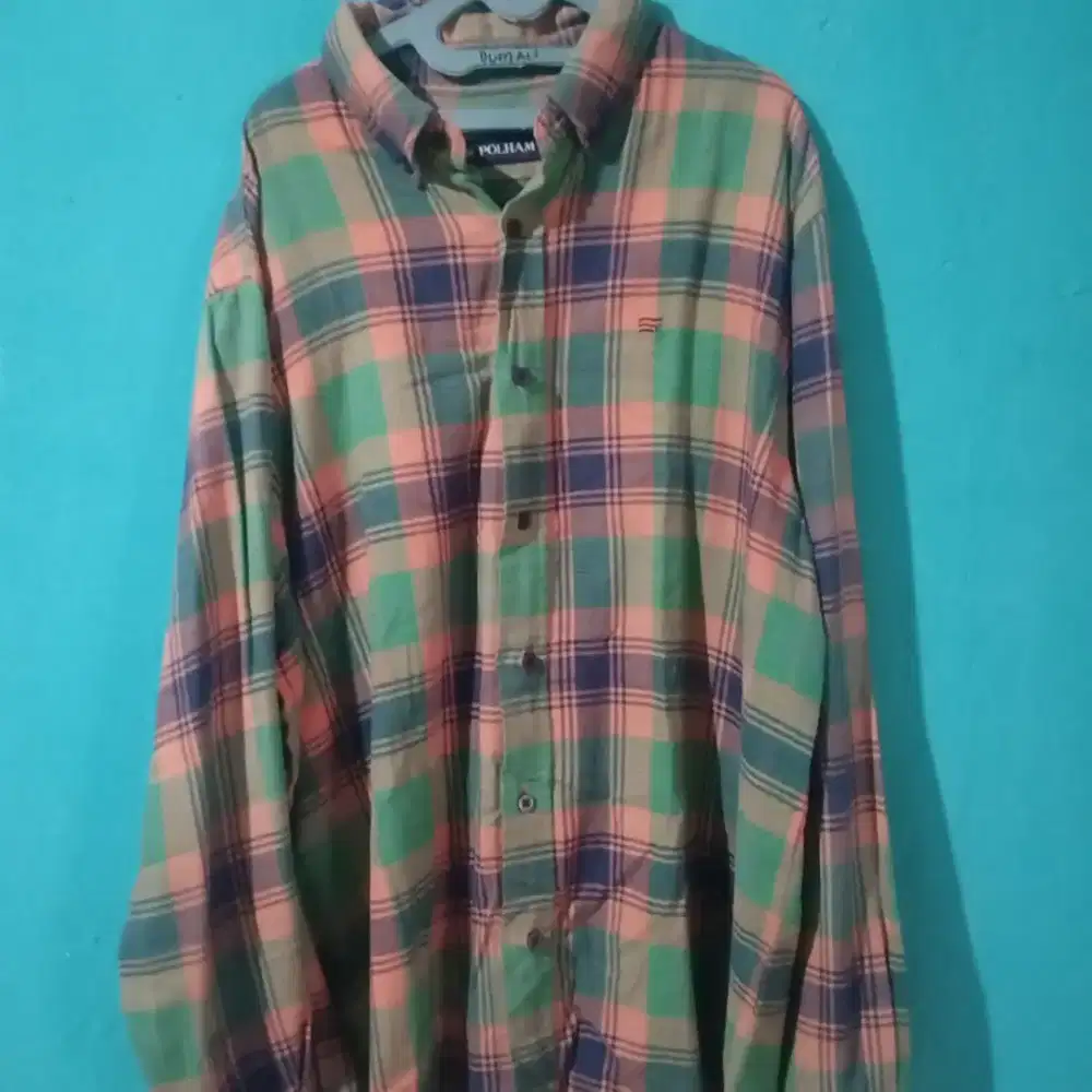 Kemeja veterano Size L luar negeri setara dgn XL