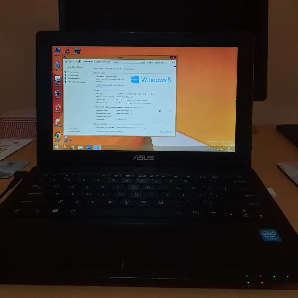 BU JUAL Notebook PC/Laptop Asus X200M RAM 2GB HDD 300GB (2014)