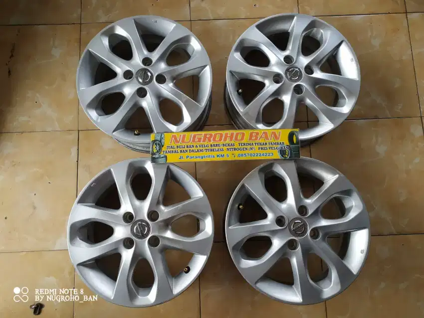 Velg Nissan March r15 Pcd4x100 Lb5.5 Et48