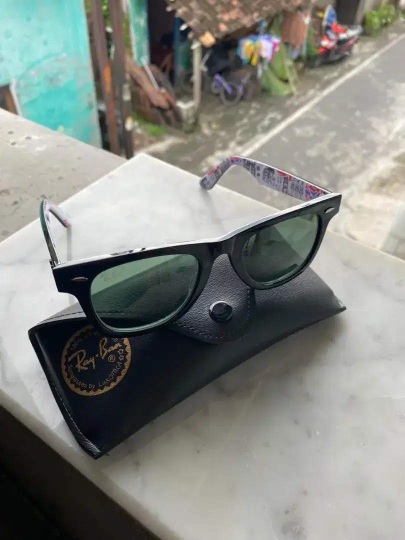 Kacamata Ray-Ban wayfarer spesial series RB 2140 1114 size 50