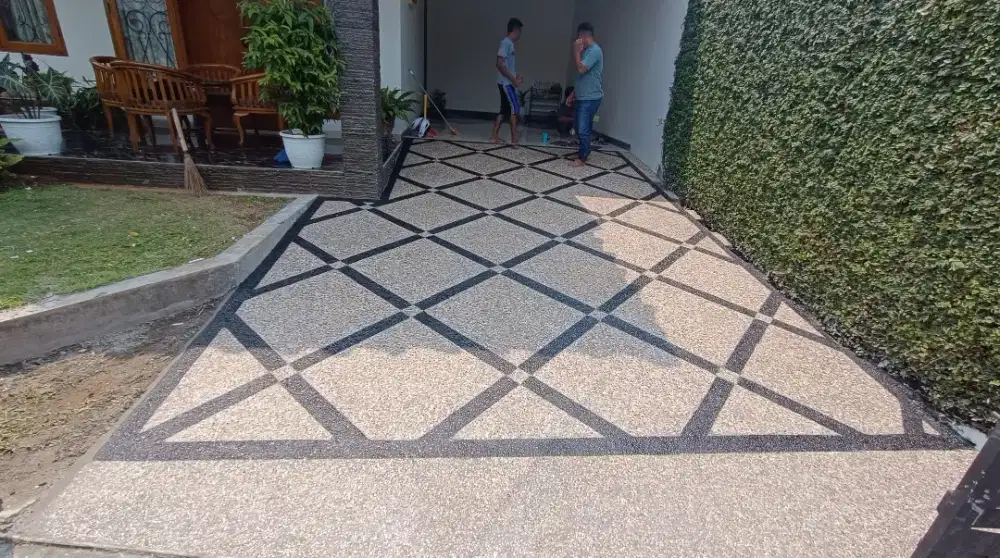 Jasa pembuatan carport batu sikat