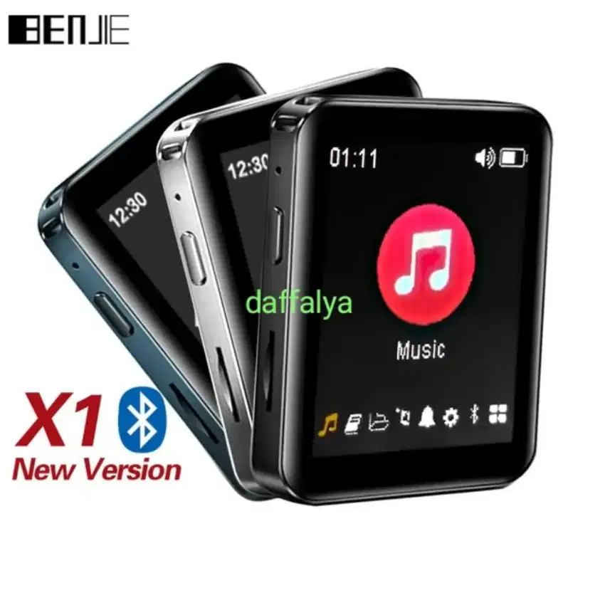 Benjie X1 touchscreen mp3 player bluetooth dap lossless flac metal