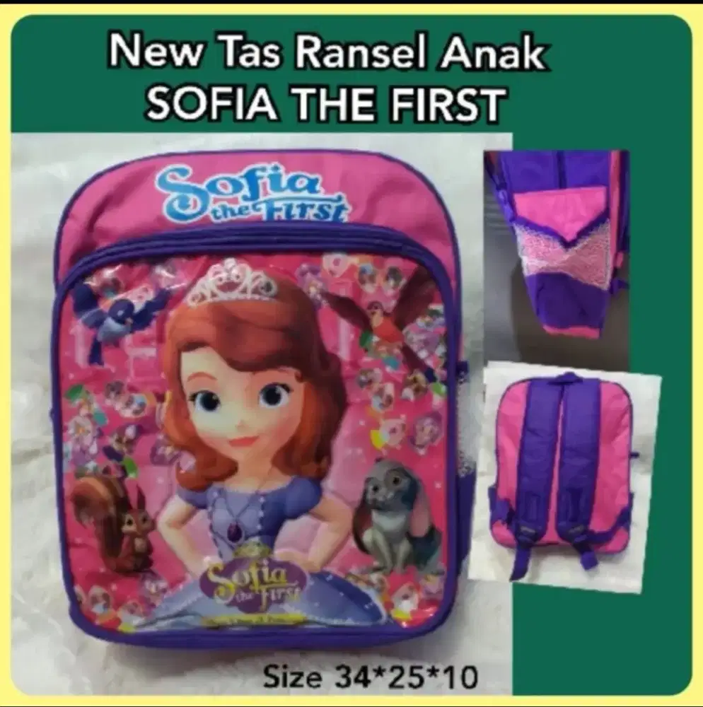 New Tas Ransel Sekolah Anak SOFIA