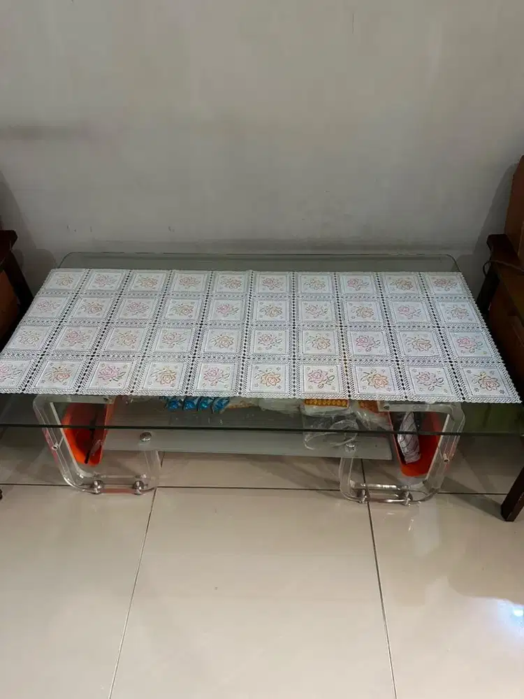 Meja tamu kaca cantik