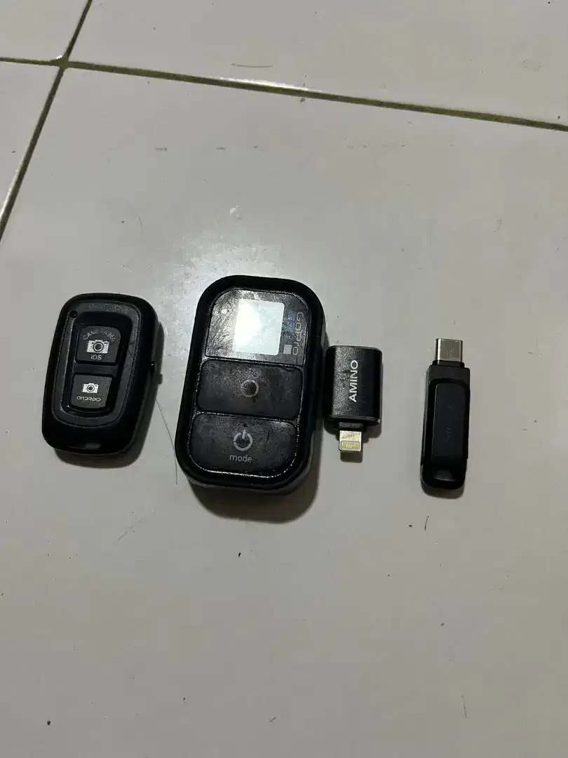 Jual Remote Go pro  tanpa cabel charged. Dan bonus yg lain