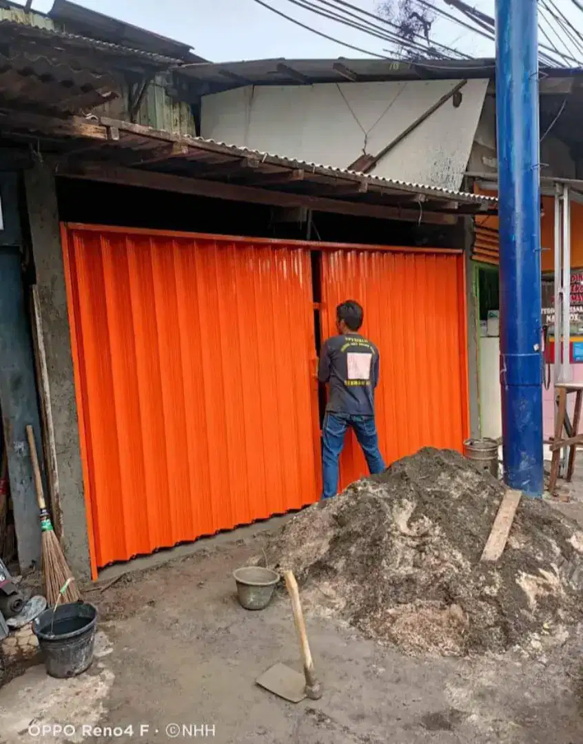 Follding gate rolling door murah