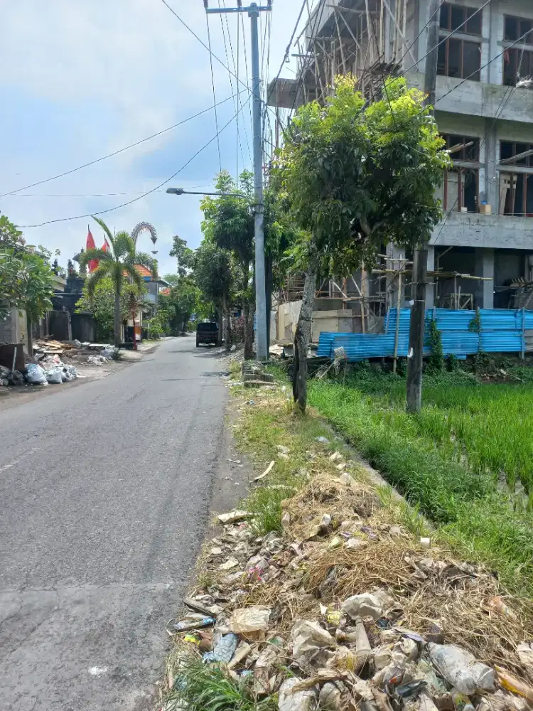 Leasehold land on pegending with ricefield view