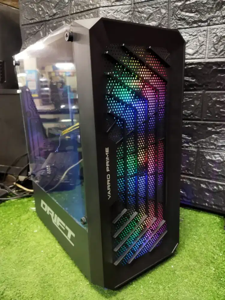 PC gaming Core i3-9100F+VGA RX580 8GB+Ssd 256+HD 500+RaM 16GB_desain