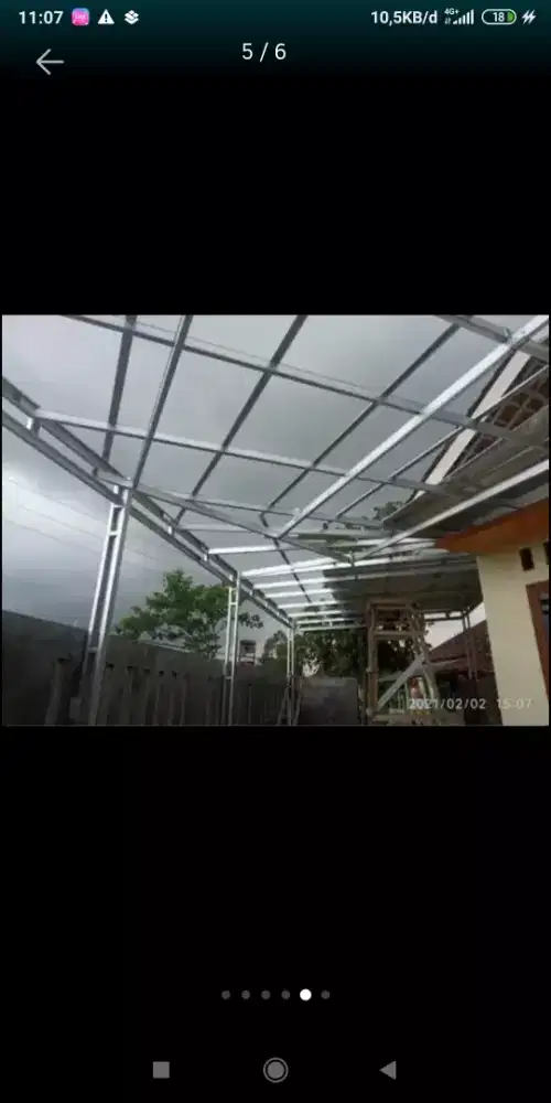 Kanopi baja ringan atap alderon RS 7