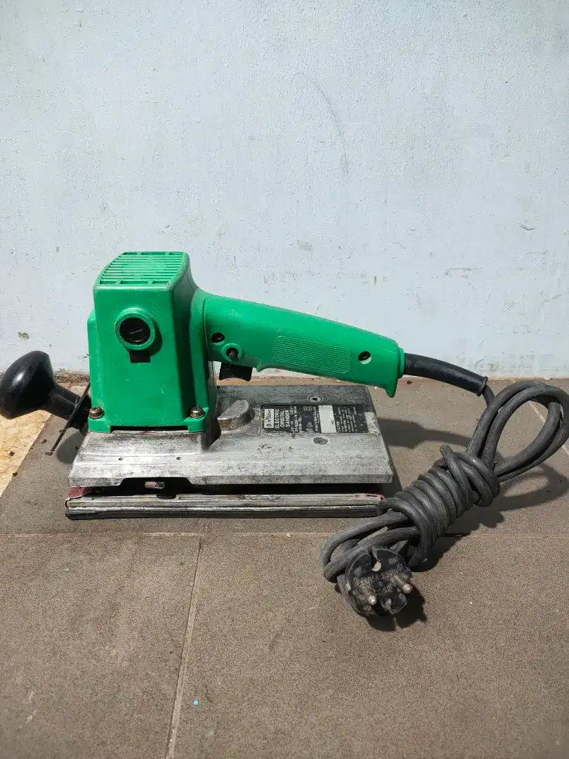 mesin hamplas orbital sander hitachi japan