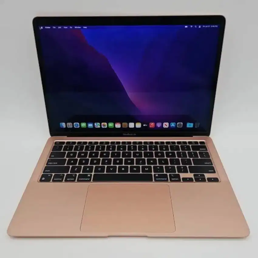 Macbook Air M1 Retina Gold Ram 8GB ssd 256Gb cc masih 31 sangat rendah