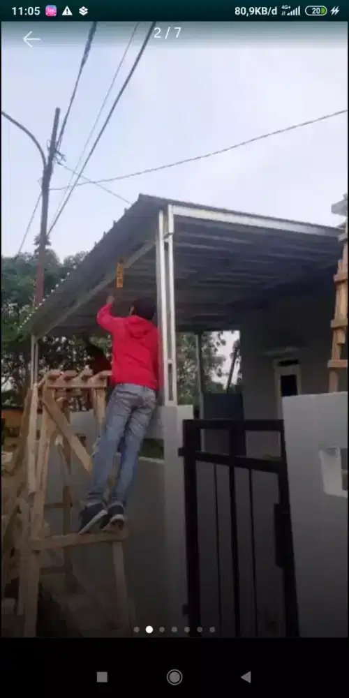 Kanopi baja ringan atap alderon RS 9