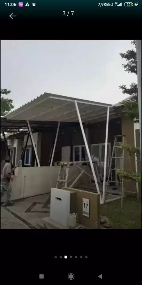 Kanopi baja ringan atap alderon RS 13