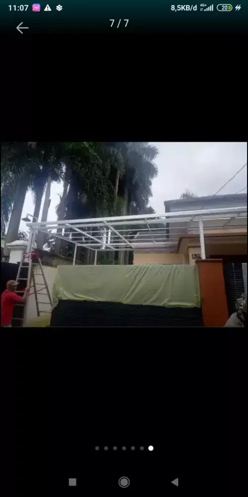 Kanopi baja ringan atap alderon RS 20